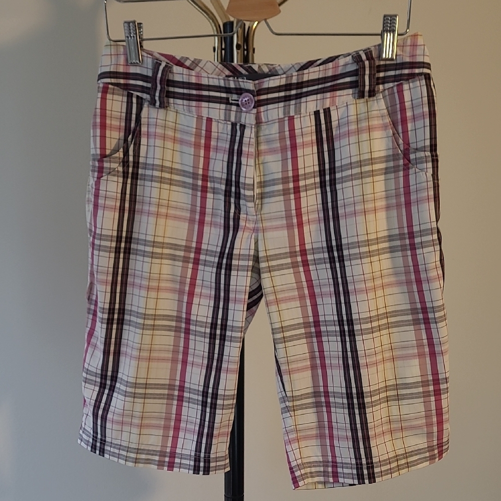 Plaid Multicolor Women's LIJA Golf Shorts